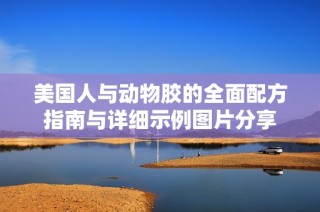 美国人与动物胶的全面配方指南与详细示例图片分享