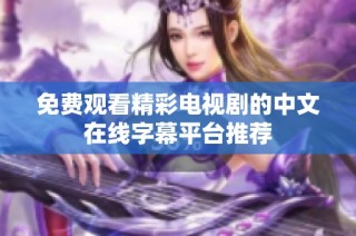 免费观看精彩电视剧的中文在线字幕平台推荐