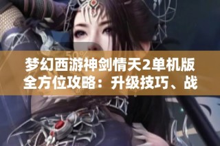 梦幻西游神剑情天2单机版全方位攻略：升级技巧、战斗策略与秘籍分享