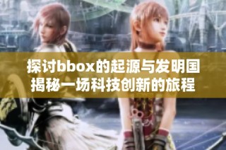 探讨bbox的起源与发明国揭秘一场科技创新的旅程