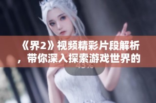 《界2》视频精彩片段解析，带你深入探索游戏世界的魅力与奥秘