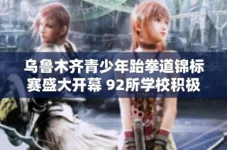 乌鲁木齐青少年跆拳道锦标赛盛大开幕 92所学校积极参与角逐