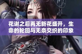 花谢之后再无新花盛开，生命的轮回与无奈交织的印象