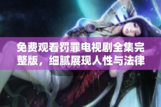 免费观看罚罪电视剧全集完整版，细腻展现人性与法律的交锋故事
