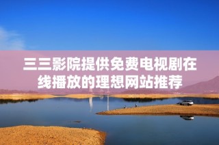 三三影院提供免费电视剧在线播放的理想网站推荐