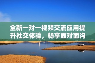 全新一对一视频交流应用提升社交体验，畅享面对面沟通乐趣