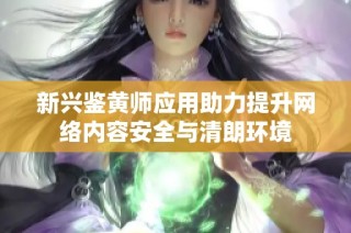 新兴鉴黄师应用助力提升网络内容安全与清朗环境