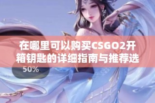 在哪里可以购买CSGO2开箱钥匙的详细指南与推荐选项