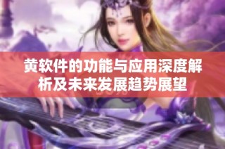 黄软件的功能与应用深度解析及未来发展趋势展望