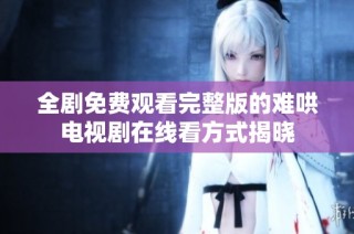 全剧免费观看完整版的难哄电视剧在线看方式揭晓