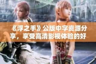 《浮之手》公版中字资源分享，享受高清影视体验的好机会