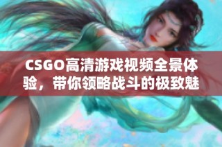 CSGO高清游戏视频全景体验，带你领略战斗的极致魅力