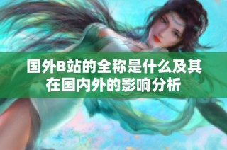 国外B站的全称是什么及其在国内外的影响分析