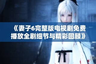 《妻子6完整版电视剧免费播放全剧细节与精彩回顾》