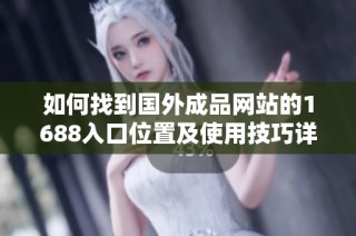 如何找到国外成品网站的1688入口位置及使用技巧详解