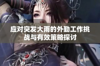 应对突发大雨的外勤工作挑战与有效策略探讨