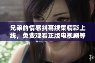 兄弟的情感纠葛续集精彩上线，免费观看正版电视剧等你来追剧