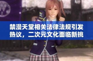 禁漫天堂相关法律法规引发热议，二次元文化面临新挑战