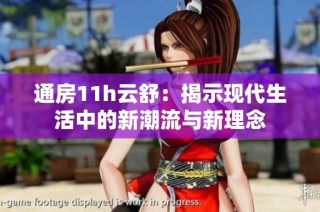 通房11h云舒：揭示现代生活中的新潮流与新理念