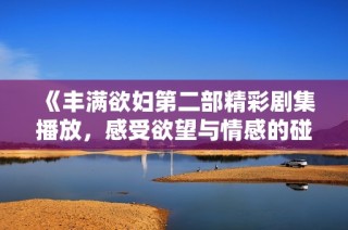 《丰满欲妇第二部精彩剧集播放，感受欲望与情感的碰撞》