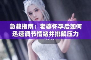 急救指南：老婆怀孕后如何迅速调节情绪并排解压力