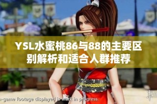 YSL水蜜桃86与88的主要区别解析和适合人群推荐