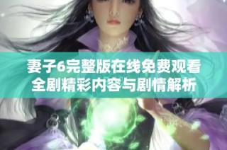 妻子6完整版在线免费观看全剧精彩内容与剧情解析