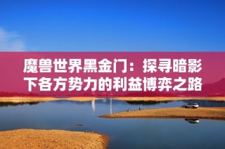 魔兽世界黑金门：探寻暗影下各方势力的利益博弈之路