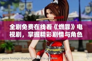 全剧免费在线看《燃罪》电视剧，掌握精彩剧情与角色发展！