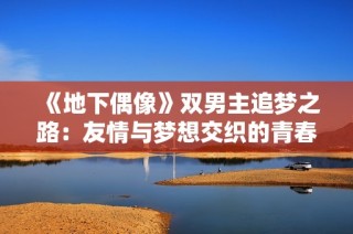 《地下偶像》双男主追梦之路：友情与梦想交织的青春物语