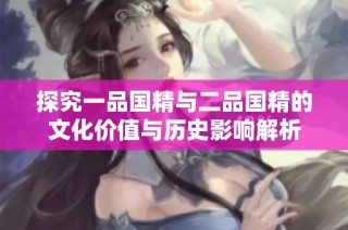探究一品国精与二品国精的文化价值与历史影响解析