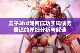 麦子3hd如何成功实现债务偿还的详细分析与解读