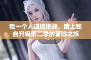 我一个人迎接挑战，踏上独自升级第二季的冒险之旅