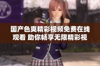 国产色爽精彩视频免费在线观看 助你畅享无限精彩视觉体验