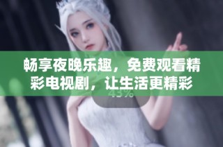 畅享夜晚乐趣，免费观看精彩电视剧，让生活更精彩