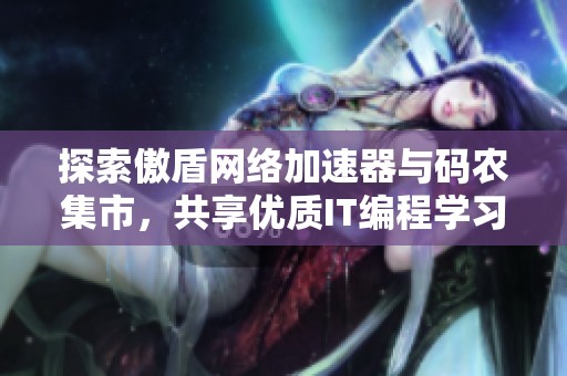 探索傲盾网络加速器与码农集市，共享优质IT编程学习资源