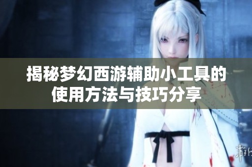 揭秘梦幻西游辅助小工具的使用方法与技巧分享