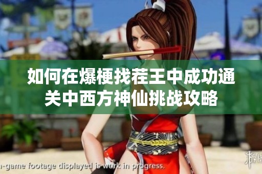 如何在爆梗找茬王中成功通关中西方神仙挑战攻略