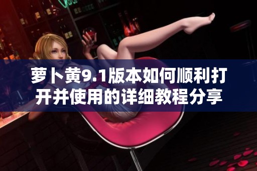 萝卜黄9.1版本如何顺利打开并使用的详细教程分享