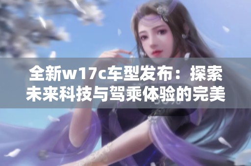 全新w17c车型发布：探索未来科技与驾乘体验的完美结合