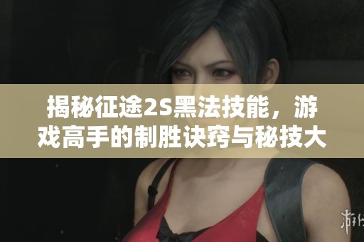 揭秘征途2S黑法技能，游戏高手的制胜诀窍与秘技大曝光