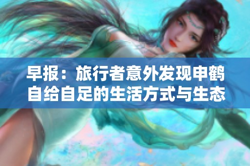 早报：旅行者意外发现申鹤自给自足的生活方式与生态奇观