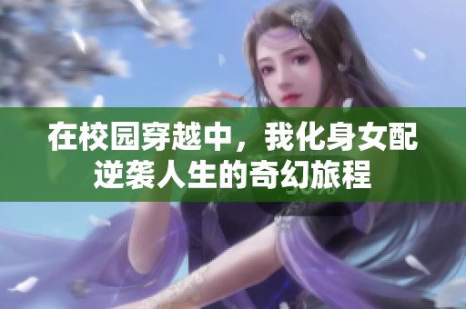 在校园穿越中，我化身女配逆袭人生的奇幻旅程