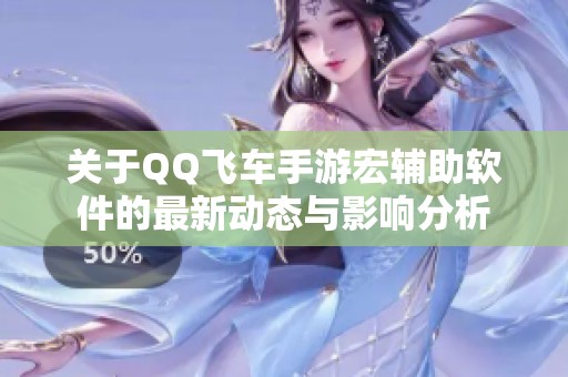 关于QQ飞车手游宏辅助软件的最新动态与影响分析