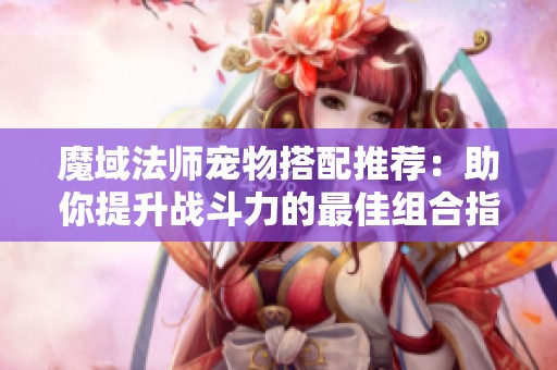 魔域法师宠物搭配推荐：助你提升战斗力的最佳组合指南