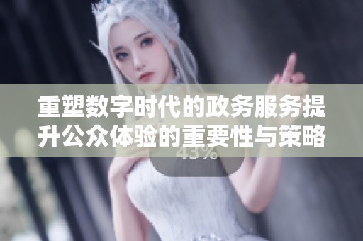 重塑数字时代的政务服务提升公众体验的重要性与策略探讨