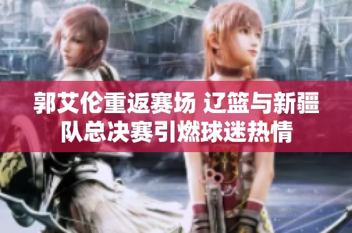 郭艾伦重返赛场 辽篮与新疆队总决赛引燃球迷热情