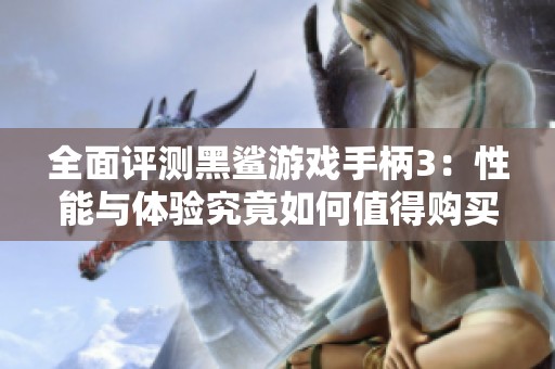 全面评测黑鲨游戏手柄3：性能与体验究竟如何值得购买吗