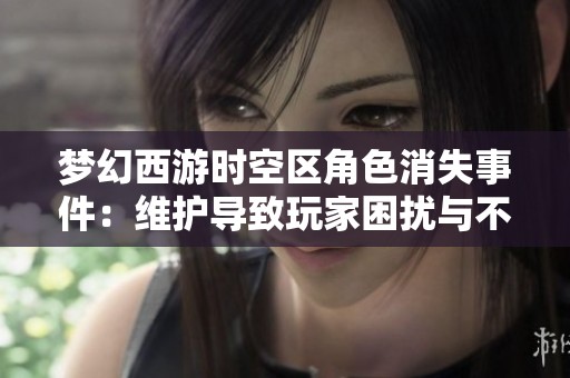 梦幻西游时空区角色消失事件：维护导致玩家困扰与不满的思考