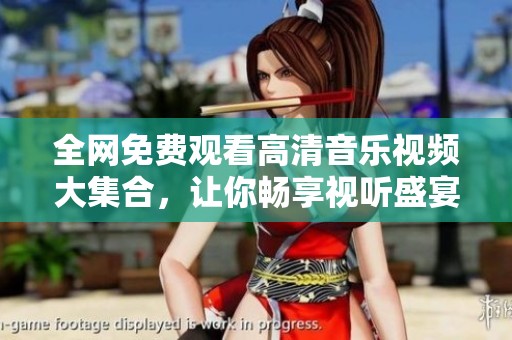 全网免费观看高清音乐视频大集合，让你畅享视听盛宴